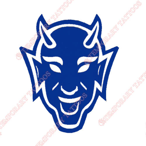 Duke Blue Devils Customize Temporary Tattoos Stickers NO.4289